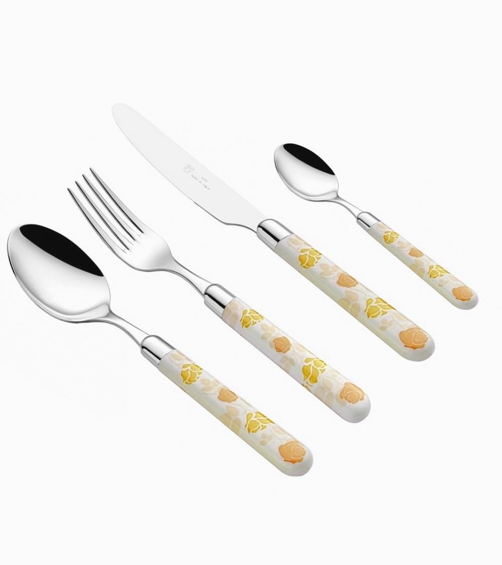 Naif Rose - Set 24pz Posate Colorate Rivadossi - 