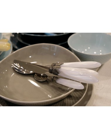 Laura 24pz Posate Rivadossi Sandro per Sei Persone - Made in Italy - 