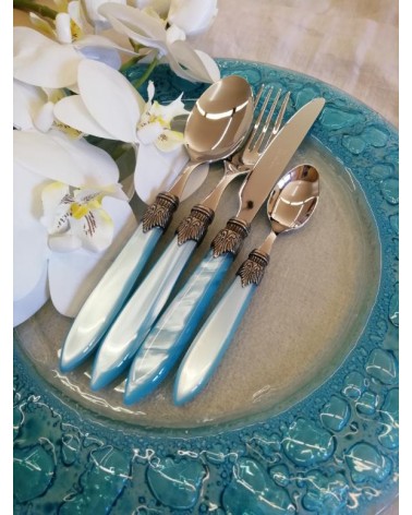 Laura 24pz Posate Rivadossi Sandro per Sei Persone - Made in Italy - 