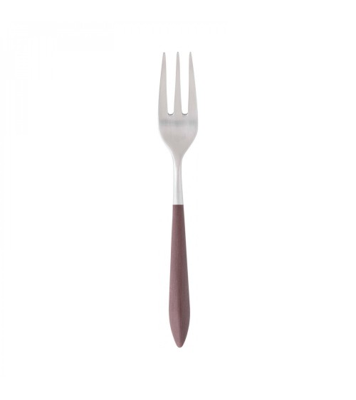 Casa Bugatti Ares : Dessert Fork - Modern Design Cutlery - Brown