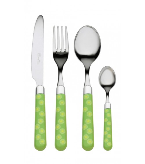 Naif Pop - Rivadossi Sandro Besteck - Set 24-teilig - grün