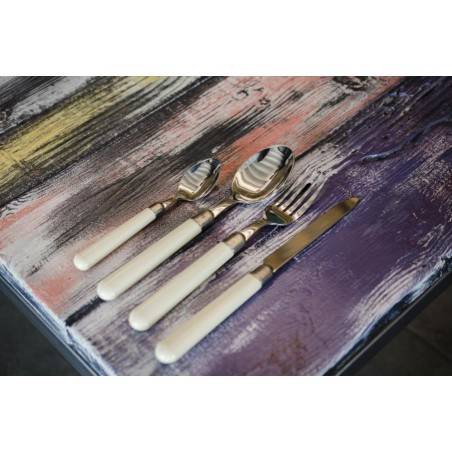Osteria Set 4pcs Table Place - Rivadossi Sandro Colored Cutlery -