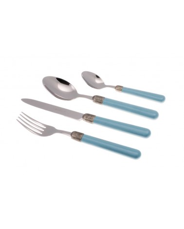 Osteria Set 4pcs Table Place - Rivadossi Sandro Colored Cutlery -