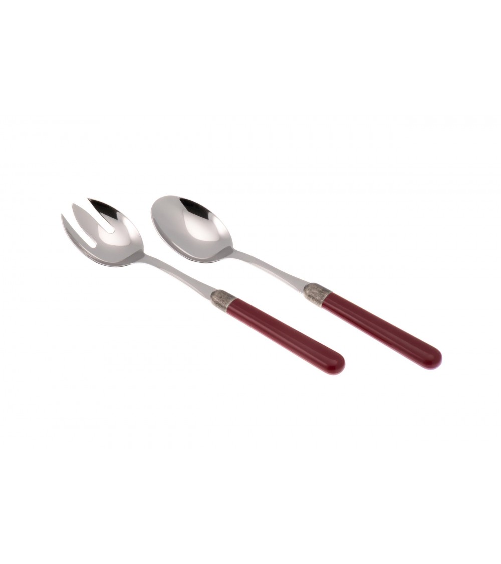 Osteria Modern Colored Cutlery - Set of 2 Salad - Rivadossi Sandro - Bordeaux