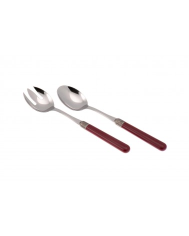 Osteria Modern Colored Cutlery - Set of 2 Salad - Rivadossi Sandro - Bordeaux