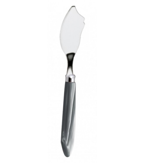 Fish Knife - Agata - Rivadossi Sandro Mother-of-Pearl Modern Cutlery - Grey Handle Color