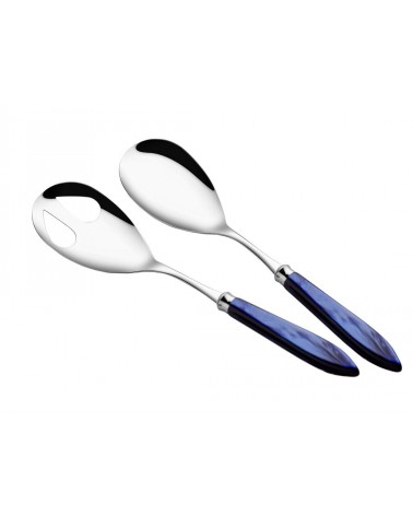 Salatbesteck-Set 2-teilig - Agata - Modernes Perlmuttbesteck Rivadossi Sandro -