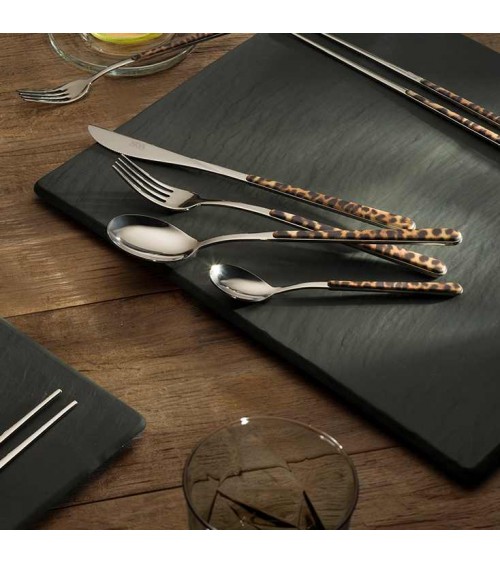 Neva Creative Ménagère 42 pcs pour 6 Personnes - ASIA ANIMALIER - LÉOPARD