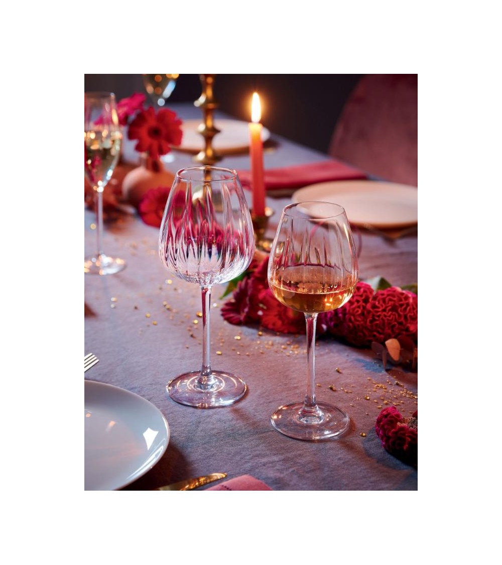 Goblet 35CL SWIRLY - Set 4Pcs - Crystalline Glass - Cristal d'Arques -  - 883314943535