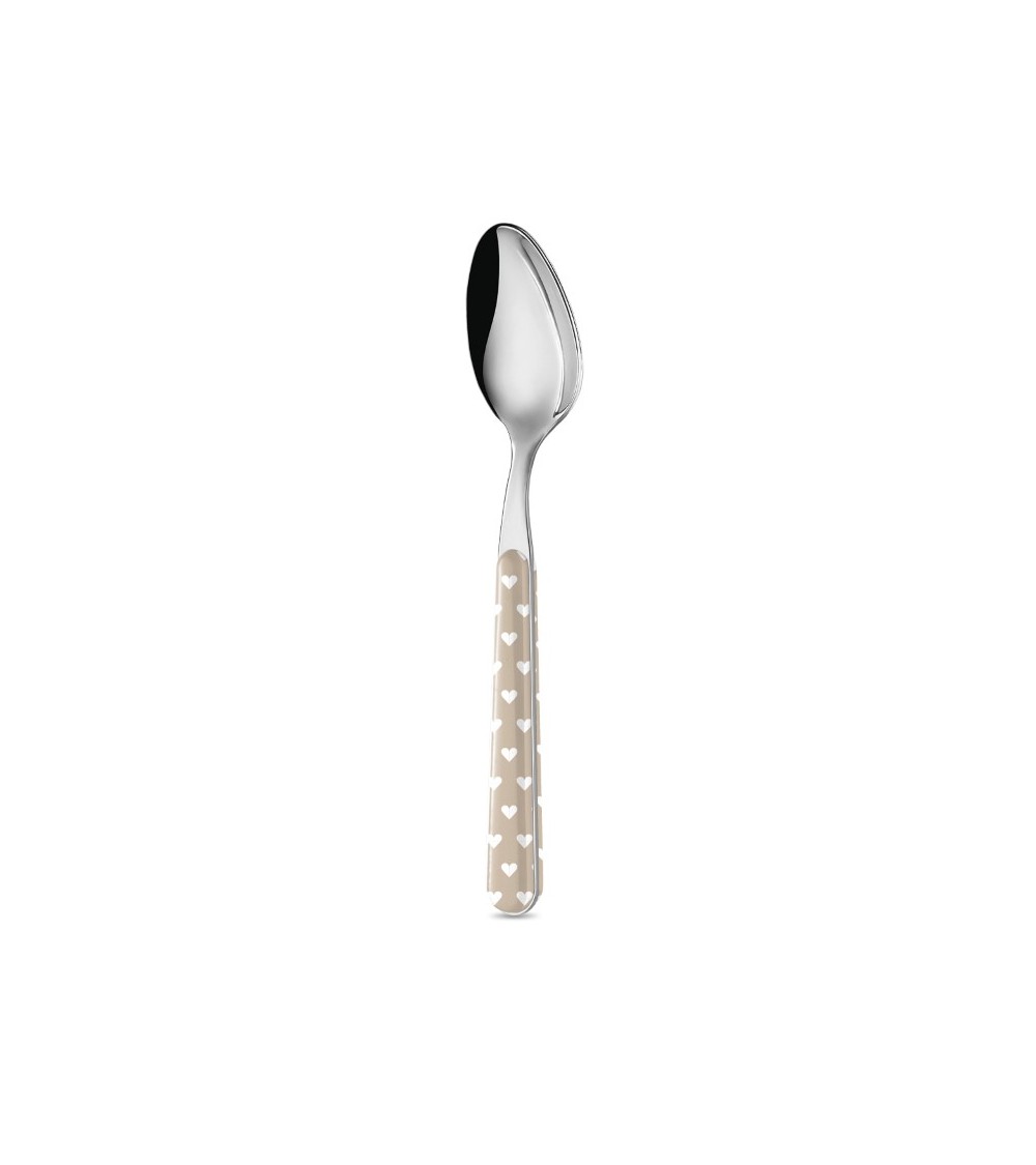 Fruit Spoon Heart Decor - Neva Posateria Creativa - dove grey