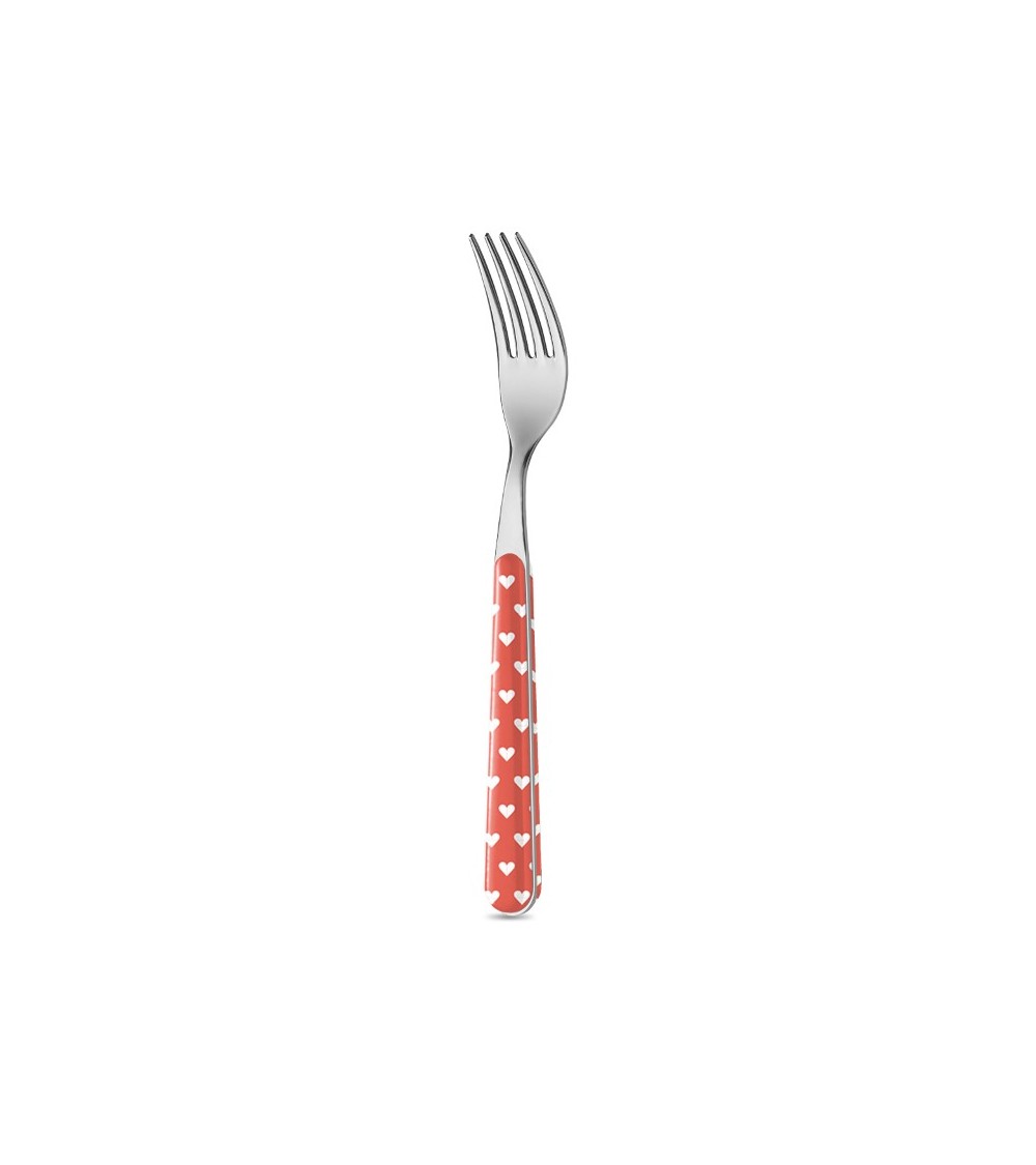 Neva Creative Cutlery – Little Hearts – Tafelgabel – Koralle