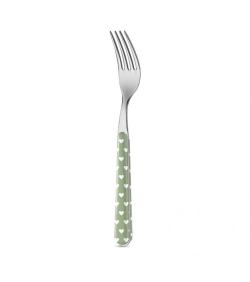 Neva Creative Cutlery – Little Hearts – Tafelgabel – Salbeigrün