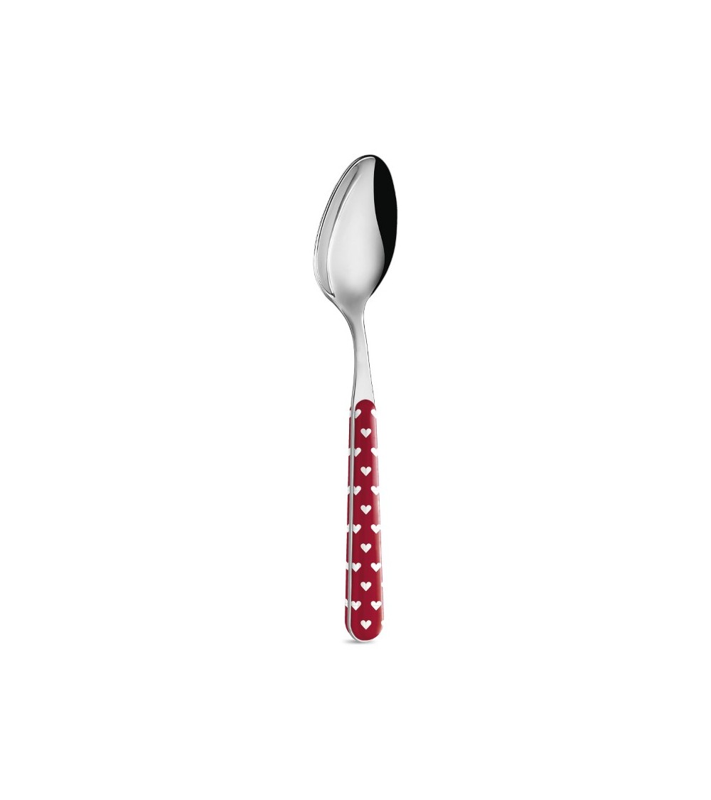 Neva Posateria Creativa - Cuoricini - Cucchiaio Tavola - rosso