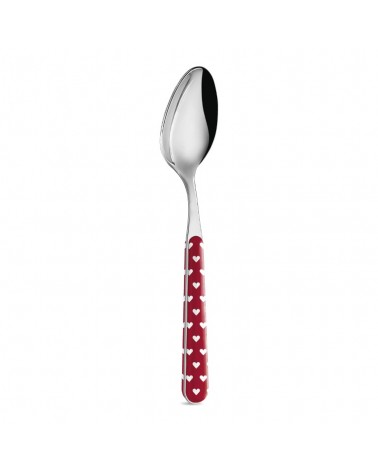 Neva Posateria Creativa - Cuoricini - Cucchiaio Tavola - rosso