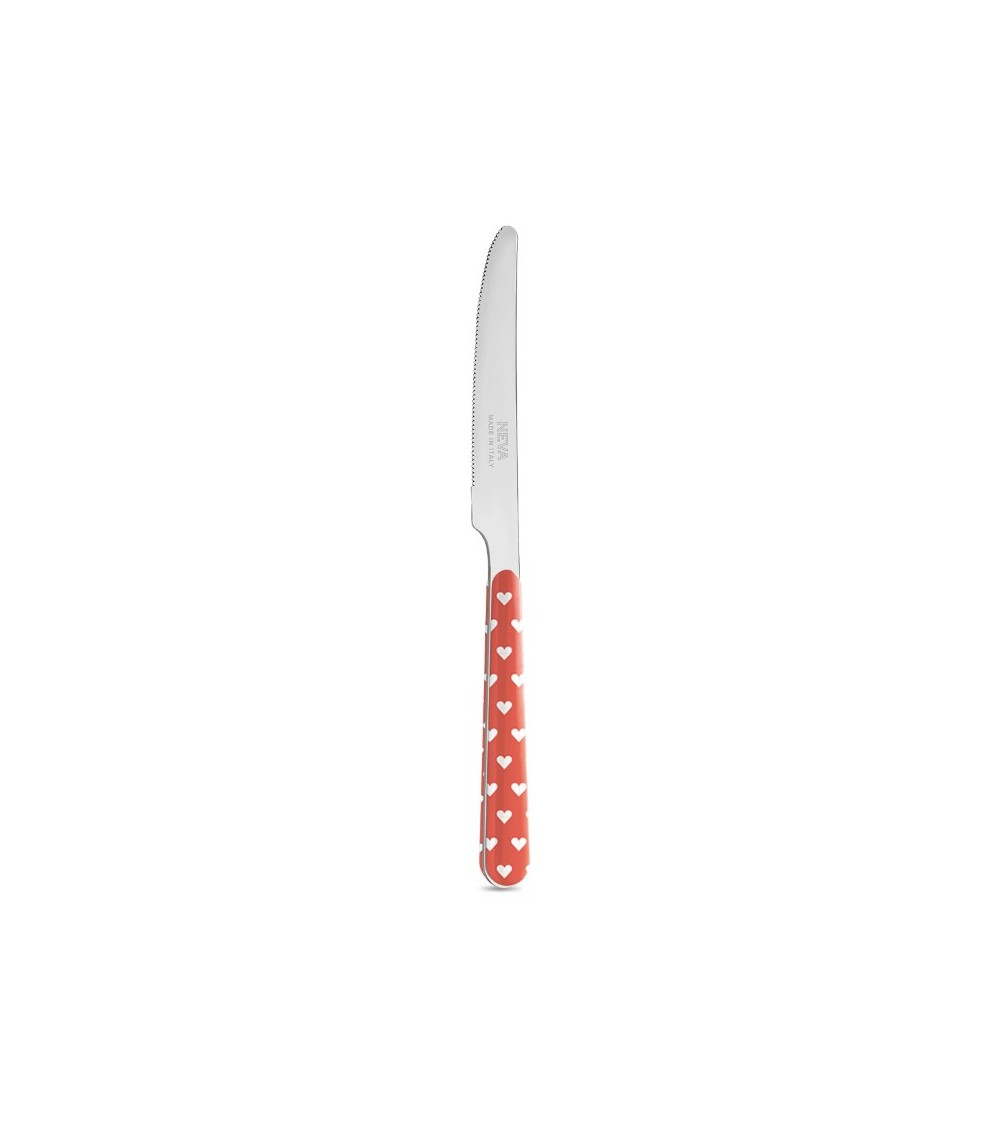 Hearts Table Knife - Neva Posateria Creativa -