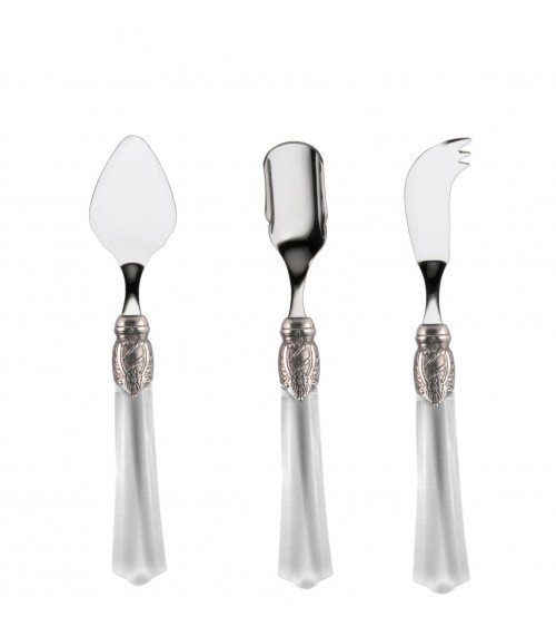 Vittoria Set 3 pz Posate per Formaggio - Rivadossi Sandro - trasparente