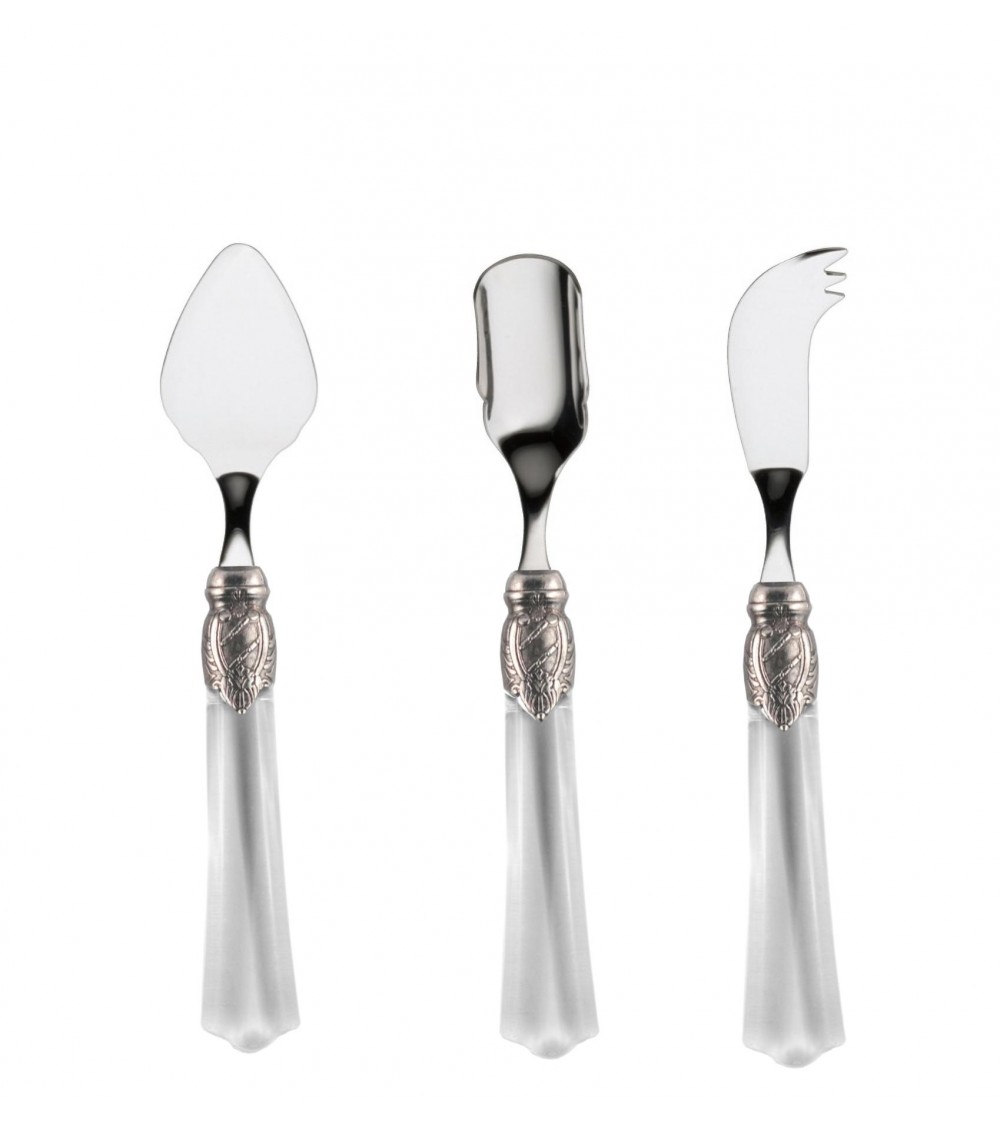Vittoria Set 3 pcs Couverts à Fromage - Rivadossi Sandro - transparent