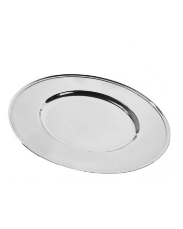 Sottopiatto Tondo in Argento Sheffield Stile Inglese - Made in Italy - 