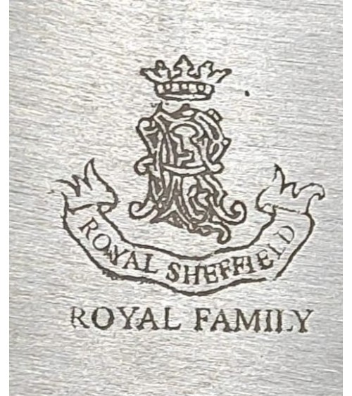 Runde Unterarbeiten in Sheffield Silver English Style - Made in Italien -