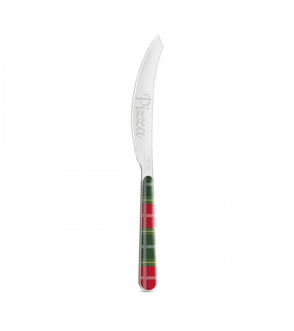 披萨刀 - 圣诞格子呢餐具 - Neva Posateria Creativa -