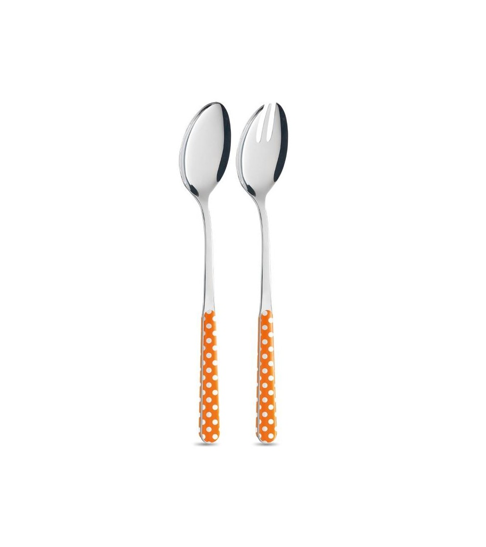 Set mit 2 Salatstücken - Pois-Besteck - Neva Posateria Creativa -