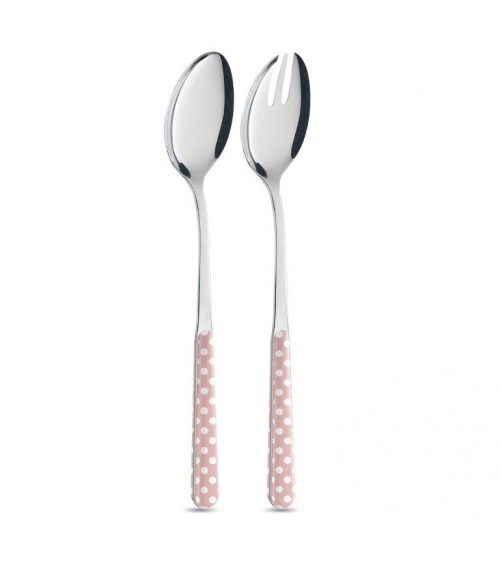 Set mit 2 Salatstücken - Pois-Besteck - Neva Posateria Creativa -