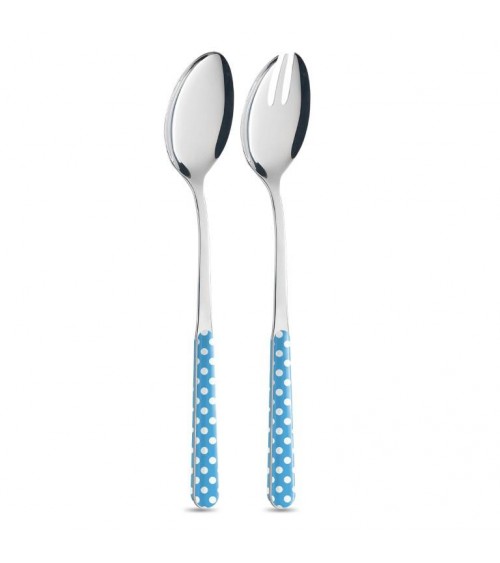 Set mit 2 Salatstücken - Pois-Besteck - Neva Posateria Creativa -