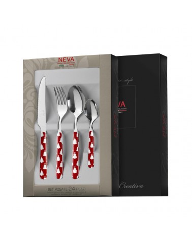 Posate Natalizie Alberi - Neva Posateria Creativa - 