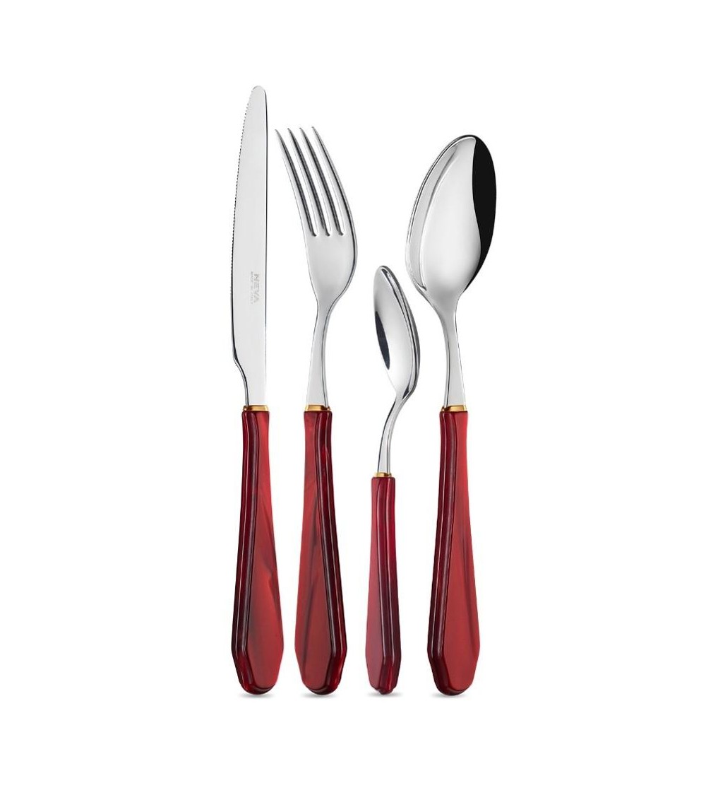 24 件套餐具威尼斯金戒指 - Neva Posateria Creativa -