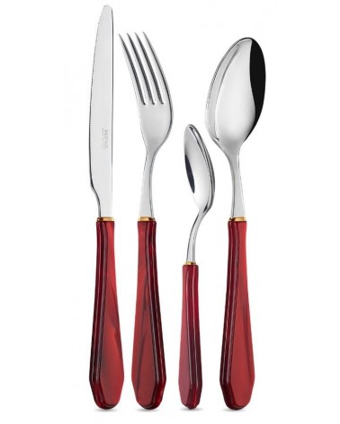 Set 24-teiliges Besteck Venedig Goldring - Neva Posateria Creativa -