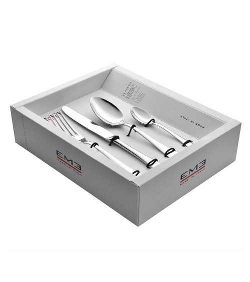 Polish stainless steel cutlery - Kyoto - EME cutteries - 24 canned pieces set
