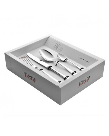 Polish stainless steel cutlery - Kyoto - EME cutteries - 24 canned pieces set