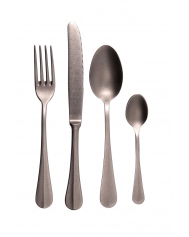 Norma Antico 的副本 - 18/10 不锈钢餐具 Pvd 哑光金色 -