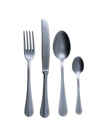 Norma Antico 的副本 - 18/10 不锈钢餐具 Pvd 哑光金色 -