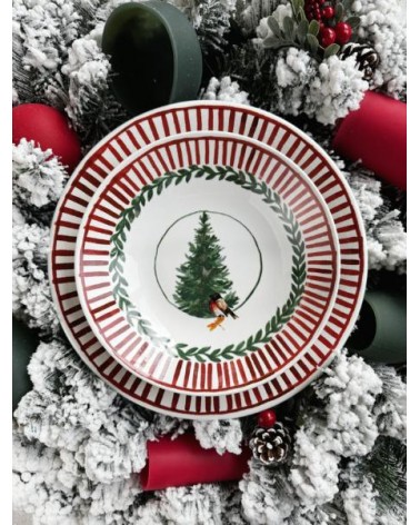 Service de Vaisselle de Noël - Arcucci Trade - Fabriqué en Italie -