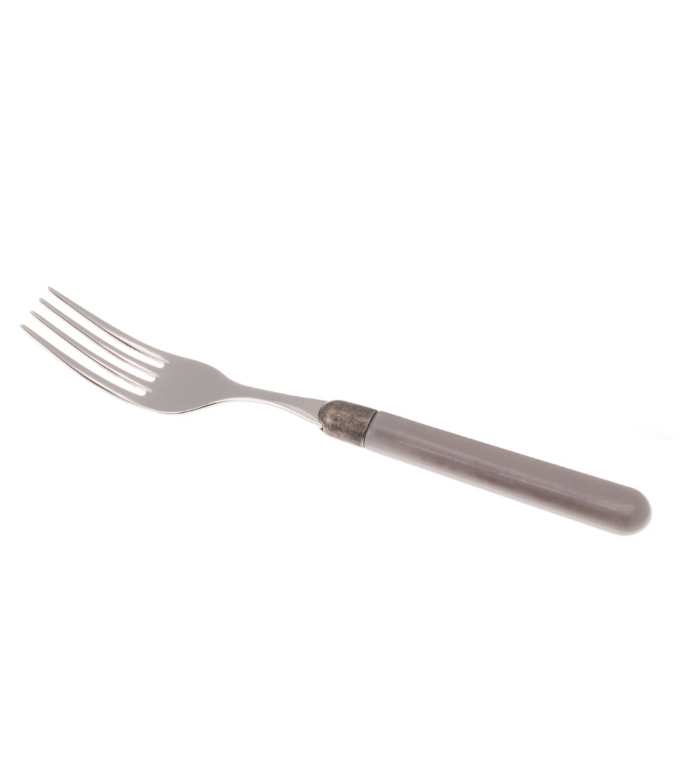 Ginger Table Fork - Rivadossi Sandro Colored Cutlery - light grey