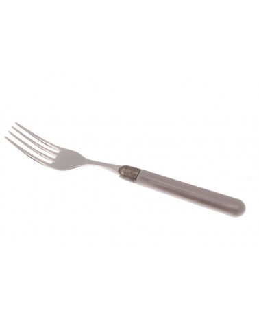 Ginger Table Fork - Rivadossi Sandro Colored Cutlery - light grey