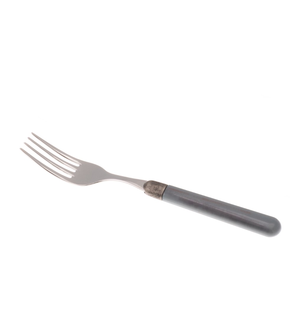Fourchette de table Ginger - Couverts colorés Rivadossi Sandro - gris foncé