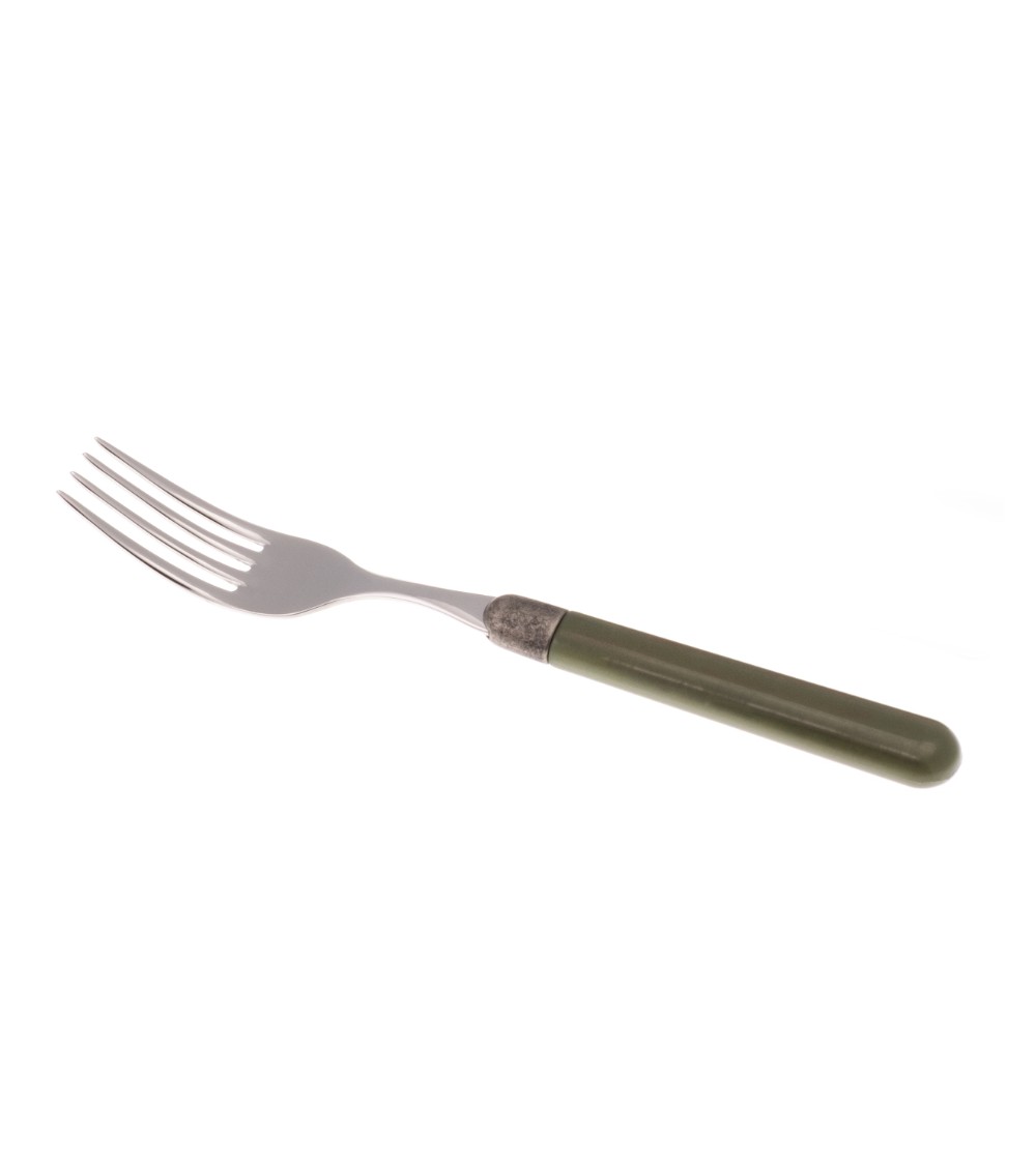 Fourchette de table Ginger - Couverts colorés Rivadossi Sandro - vert basilic