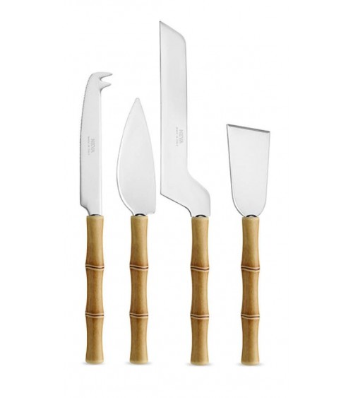 4 件套奶酪刀 - Neva Cutlery Creativa - 天然色