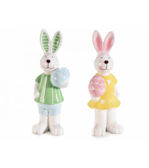 Setzen Sie 2 PCs mit klaren Keramikeiern -