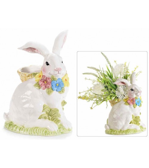 Farbiger Keramikhalter Bunny -