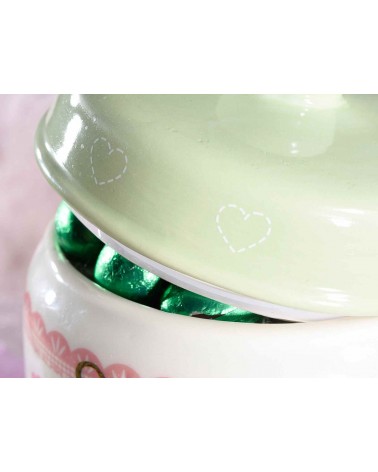 Réglez 2 PCS Ceramic Kitchen Jars Decoration Pasquale Pecorella -