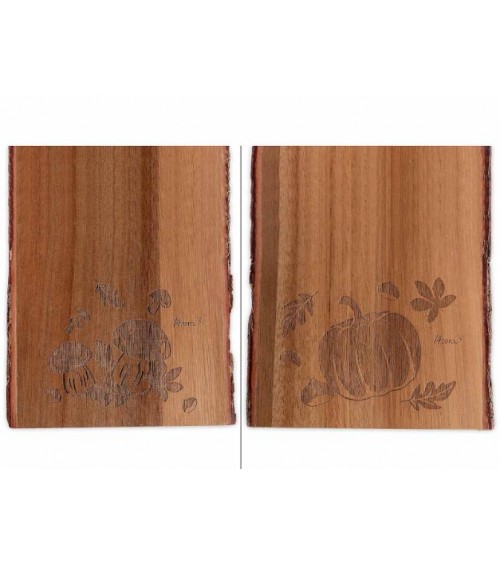 Set 2 "Mutter" Schneidebrett in Acacia Wood mit Cortex - Design 14Zero3 -