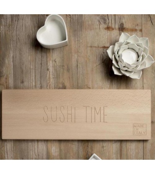 "Time de sushi" Beech Bown Board - Élégance naturelle pour votre table -