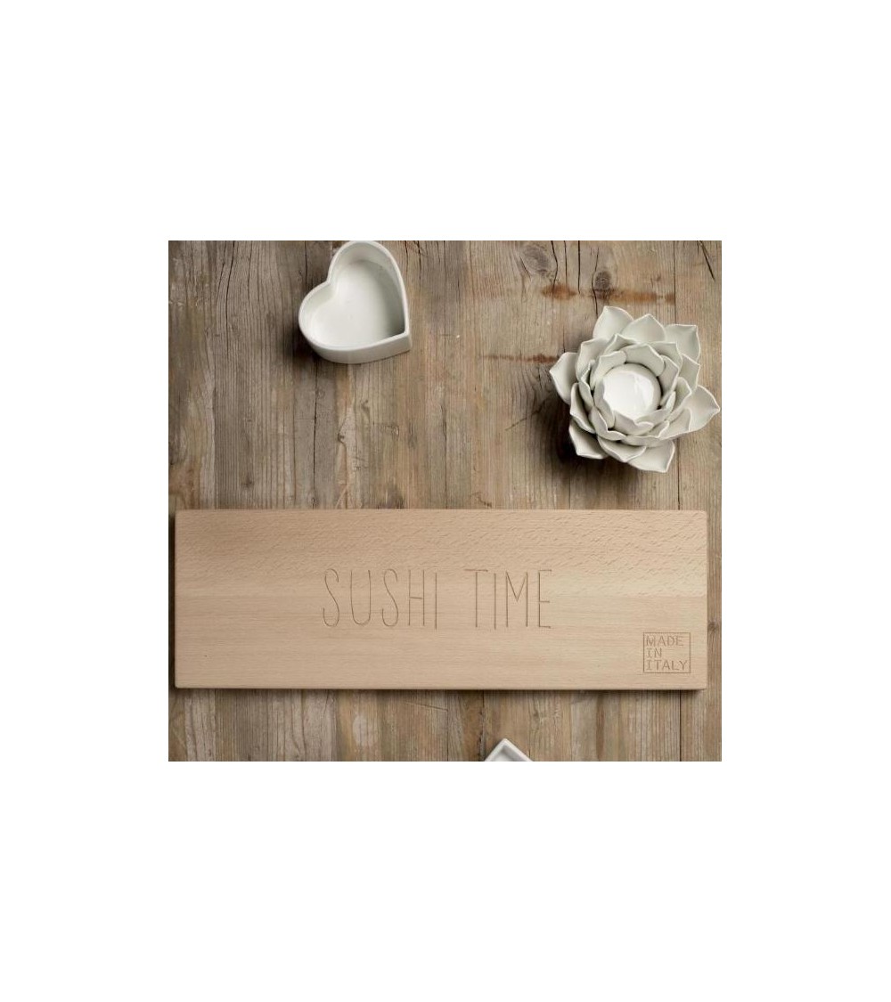 "Time de sushi" Beech Bown Board - Élégance naturelle pour votre table -