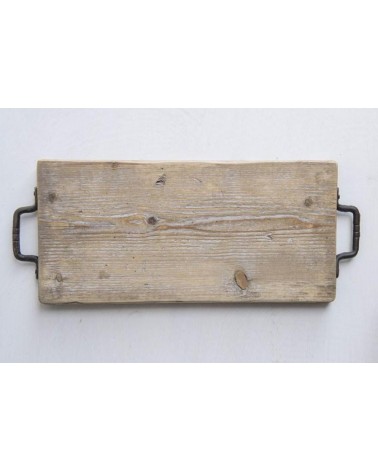 Vassoio in Legno Stile Vintage con due Manici - Made in Italy - 