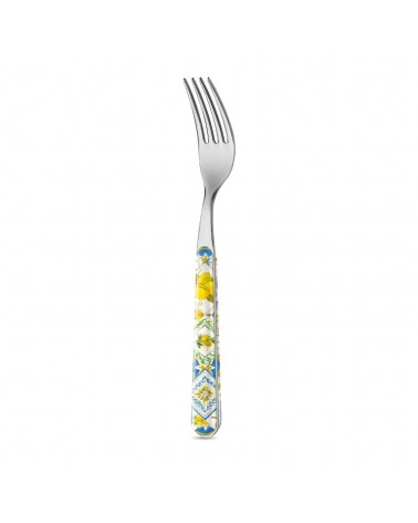 Forchetta Tavola - Maiolica Sicilia - Neva Posateria Creativa - 