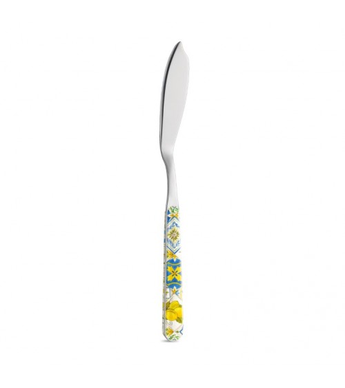 Coltello - Maiolica Sicilia - Neva Posateria Creativa - 