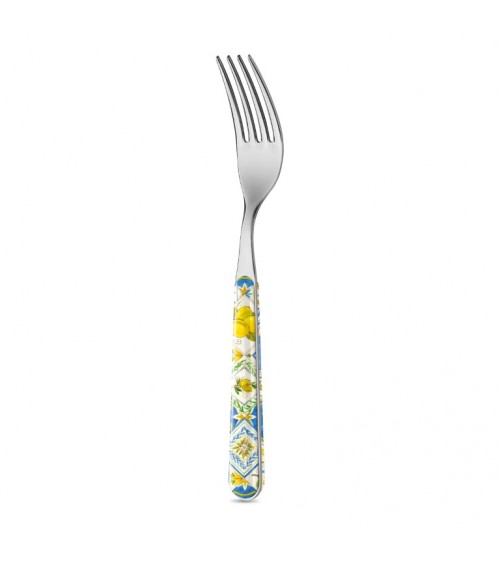 Forchetta - Maiolica sicilia - Neva Creative Cutlery -